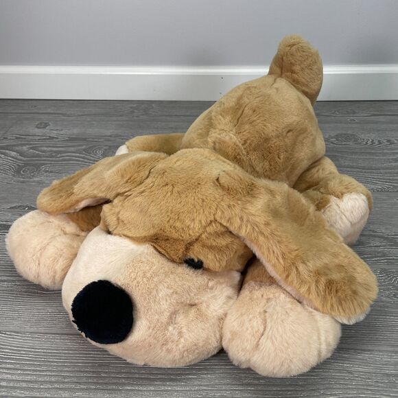 Vintage FAO Schwarz Patrick the Puppy Brown Hound Dog 20in Plush Stuffed Animal - Picture 2 of 11